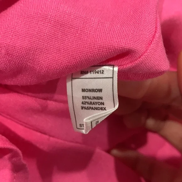 NWT Monrow Side Gathered Midi Skirt - Picture 11 of 12